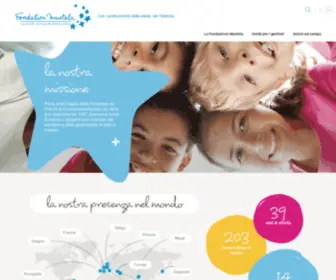 Fondazione-Mustela.it(La nostra missione) Screenshot
