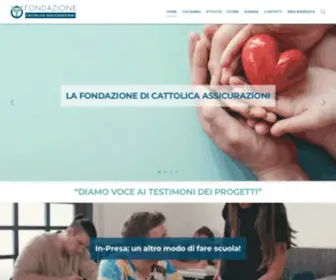 Fondazionecattolica.it(Fondazione CattolicaVerona) Screenshot