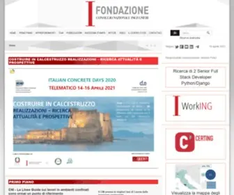 Fondazionecni.it(Centro Studi Consiglio Nazionale Ingegneri) Screenshot