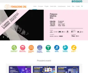 Fondazionecrc.it(Fondazione CRC) Screenshot
