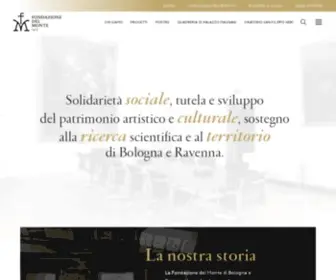 Fondazionedelmonte.it(Fondazione del Monte di Bologna e Ravenna) Screenshot