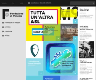 Fondazionedivenezia.org(Valorizza il tuo territorio) Screenshot