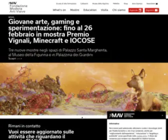 Fondazionefotografia.org(Fondazione Modena Arti Visive) Screenshot
