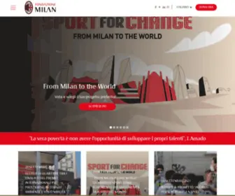 Fondazionemilan.org(Fondazione Milan) Screenshot