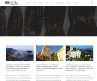 Fondazioneravello.com(Fondazione Ravello) Screenshot