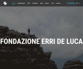 Fondazionerrideluca.com(Fondazione Erri De Luca) Screenshot