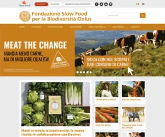 Fondazioneslowfood.com(Fondazione Slow Food) Screenshot