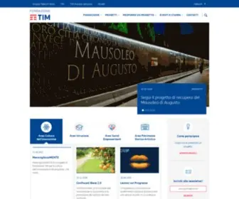 Fondazionetelecomitalia.it(Fondazione TIM) Screenshot