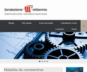 Fondazioneterzomillennio.ch(F3m-ti) Screenshot