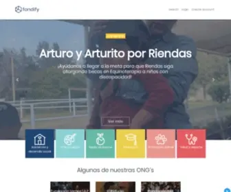 Fondify.org(Inicio) Screenshot