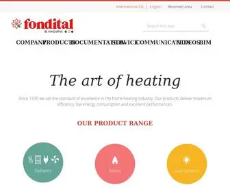 Fondital.com(Radiatori Caldaie Termosifoni) Screenshot