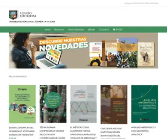 Fondoeditorialunalm.com(Universidad Agraria La Molina) Screenshot