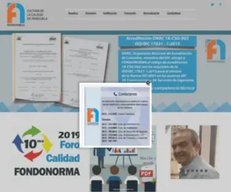 Fondonorma.org.ve(Inicio) Screenshot