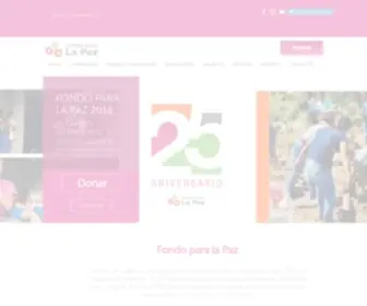 Fondoparalapaz.org(Fondo para la Paz IAP) Screenshot