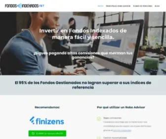 Fondosindexados.net(Fondos Indexados: ¿Qué son y cómo invertir en ellos) Screenshot