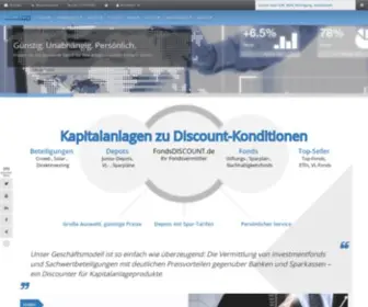 Fondsdiscount.de(Die) Screenshot