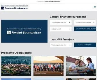 Fonduri-Structurale.ro(Fonduri Structurale) Screenshot