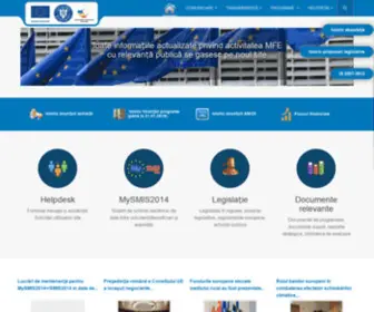 Fonduri-UE.ro(Fonduri structurale 2007) Screenshot