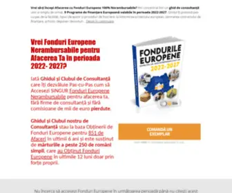 Fondurile-Europene.eu(Fonduri Europene) Screenshot