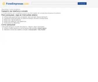 Foneempresas.com(Informações) Screenshot