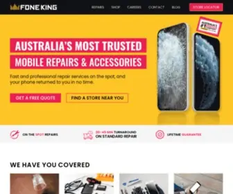 Foneking.com.au(Fone king online store) Screenshot