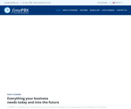 Fonepbx.com(The Ultimate Cloud Phone Systems) Screenshot