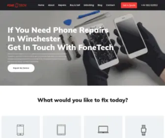 Fonetechwinchester.co.uk(Mobile Repair) Screenshot