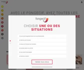 Fongecif.com(Magazine pour Cadres) Screenshot