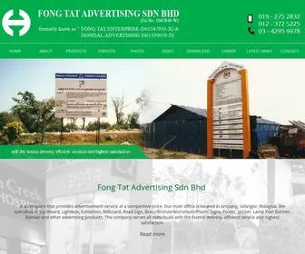 Fongtatadvertising.com(Fong Tat Advertising Sdn Bhd) Screenshot