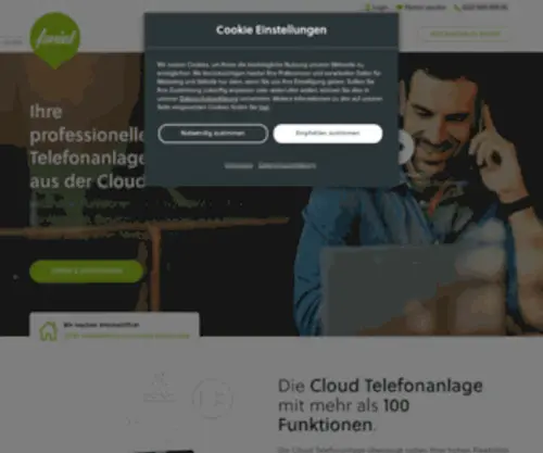 Fonial.de(Ihre cloud telefonanlage 2022) Screenshot
