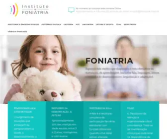 Foniatria.med.br(INSTITUTO DE FONIATRIA E FONOAUDIOLOGIA) Screenshot