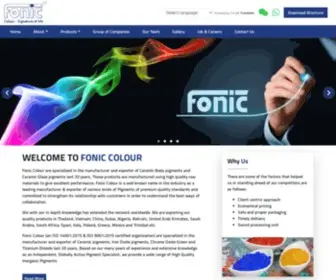 Foniccolour.com(Fonic Colour) Screenshot