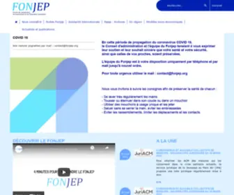 Fonjep.org(Le Fonds de Coopération de la Jeunesse et de l’Education Populaire) Screenshot