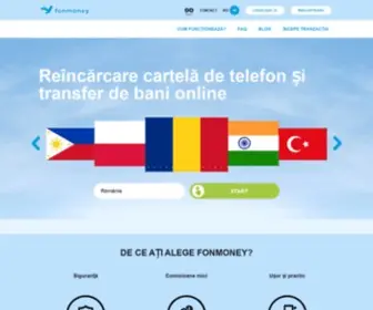 Fonmoney.ro(Încărcați telefoanele mobile și trimiteți bani online) Screenshot