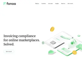 Fonoatech.com(Automating Taxes For The Internet Economy) Screenshot