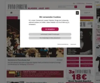 Fonoforum.de(FONO FORUM) Screenshot