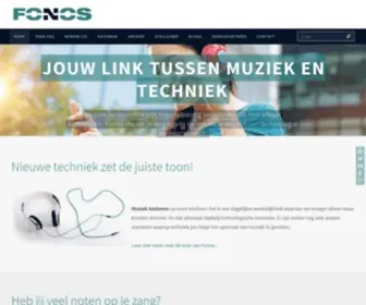 Fonos.nl(Link tussen muziek en techniek) Screenshot