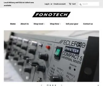 Fonotech.com.au(DJ decks for sale in Melbourne) Screenshot