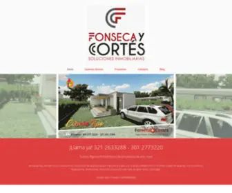 Fonsecaycortes.com(Lotes y Casas) Screenshot