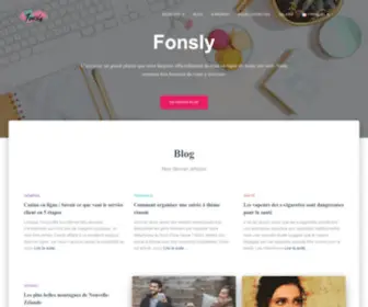 Fonsly.com(Accueil) Screenshot