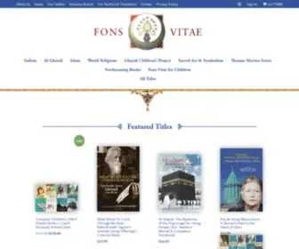 Fonsvitae.com(Fons Vitae Publishing) Screenshot
