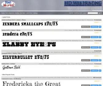 Font-Journal.com(Freeware PC Fonts) Screenshot