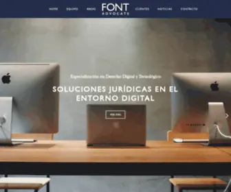 Fontadvocats.com(Advocat Internet) Screenshot