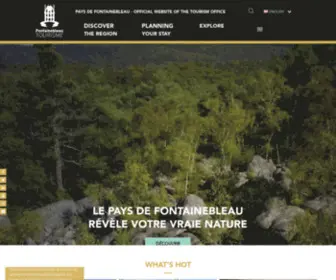 Fontainebleau-Tourisme.com(Fontainebleau Tourisme) Screenshot