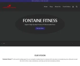 Fontaineofyouth.com(Fontaine Fitness) Screenshot