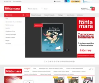 Fontamara.com.mx(EDITORIAL FONTAMARA) Screenshot