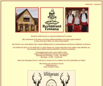 Fontana-Meldorf.de(Restaurant Fontana Meldorf) Screenshot