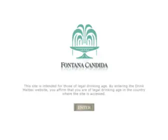 Fontanacandida.com(Fontana Candida) Screenshot