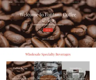 Fontanacoffeeandtea.com(Fontanacoffeeandtea) Screenshot