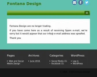 Fontanadesign.eu(Fontana Design) Screenshot